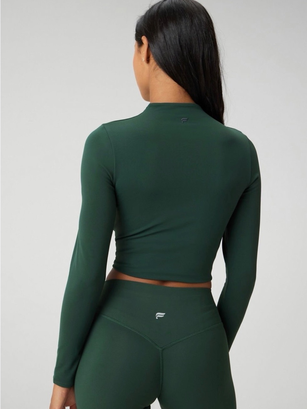 Fabletics “Everpine” Long Sleeve Crop Top - Picture 2 of 2